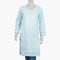 Women's Embroidered Stitched Kurti - Sky Blue, Women Ready Kurtis, Eminent, Chase Value