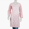 Women's Embroidered Stitched Kurti - Peach, Women Ready Kurtis, Eminent, Chase Value