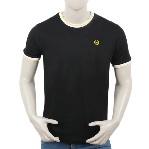 Eminent Men's Half Sleeves T-Shirt - Black, Men's T-Shirts & Polos, Eminent, Chase Value