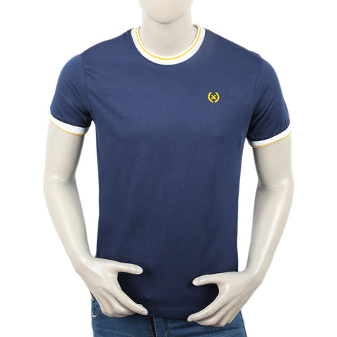 Eminent Men's Half Sleeves T-Shirt - Navy Blue, Men's T-Shirts & Polos, Eminent, Chase Value