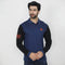 Eminent Men's Full Sleeves Polo T-Shirt - Navy Blue