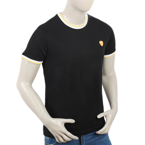 Eminent Men's Half Sleeves T-Shirt - Black, Men's T-Shirts & Polos, Eminent, Chase Value
