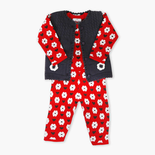 Eminent Girls Sweater Suit - Charcoal, Girls Sweaters, Eminent, Chase Value