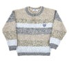 Eminent Boys Full Sleeve Sweater - Beige & Grey