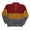 Eminent Boys Full Sleeve Sweater - Maroon & Mustard