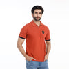 Eminent Men's Half Sleeves Polo T-Shirt - Red Bush