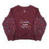 Eminent Girls Full Sleeves T-Shirt - Maroon, Girls T-Shirts, Eminent, Chase Value