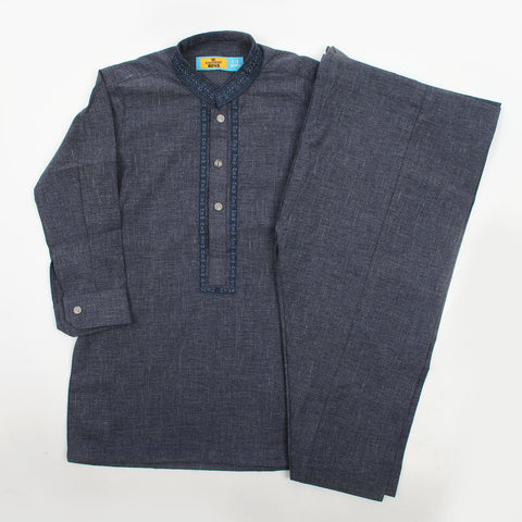 Eminent Boys Full Sleeves Shalwar Suits - Denim, Boys Shalwar Kameez, Eminent, Chase Value