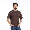Eminent Men's Half Sleeves T-Shirt - Brown