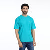 Eminent Men's Half SleevesPrinted T-Shirt - Turquoise