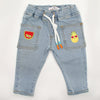 Eminent Newborn Girls Denim Pant - Ice Blue