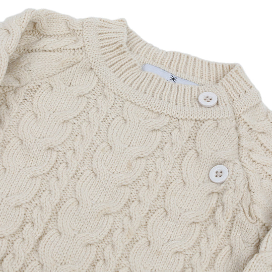 Eminent Newborn Girls Sweater Suit - Ecru, Newborn Girls Sets & Suits, Eminent, Chase Value