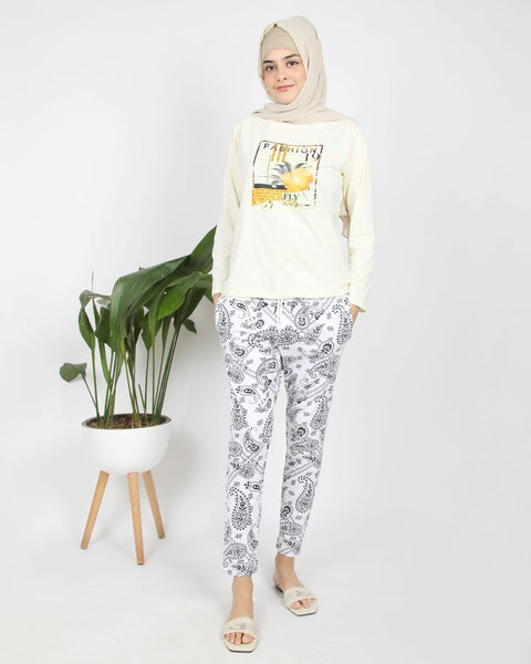 Eminent Women's Knitted Pajama - White, Women Pants & Tights, Eminent, Chase Value