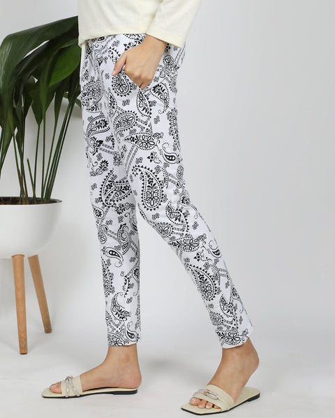Eminent Women's Knitted Pajama - White, Women Pants & Tights, Eminent, Chase Value