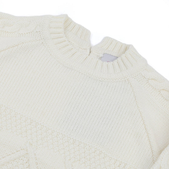 Eminent Newborn Girls Sweater - Off White, Newborn Girls Winterwear, Eminent, Chase Value