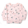 Eminent Newborn Girls Full Sleeves Sweatshirt - Peach