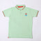 Eminent Boys Half Sleeves Polo T-Shirt - Greyish Green