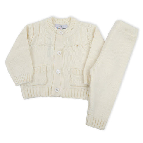 Eminent Newborn Boys Full Sleeves Sweater Suit - Off White, Newborn Boys Sets & Suits, Eminent, Chase Value