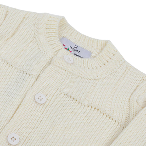Eminent Newborn Boys Full Sleeves Sweater Suit - Off White, Newborn Boys Sets & Suits, Eminent, Chase Value