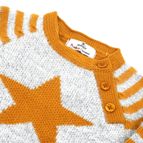 Eminent Newborn Boys Sweater Suits - Gray & Mustard, Newborn Boys Sets & Suits, Eminent, Chase Value