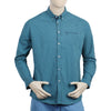 Eminent Men's Casual Check Shirt - Steel Green