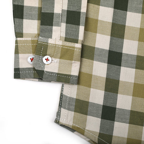 Eminent Boys Full Sleeves Casual Check Shirt - Olive, Boys Shirts, Eminent, Chase Value