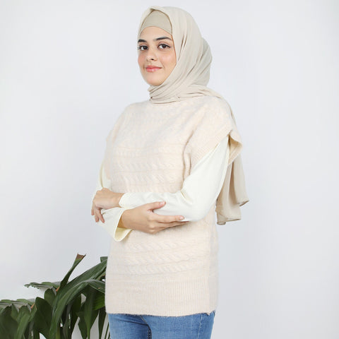 Eminent Women's Full Sleeves Sweater - Oatmeal, Women Sweaters, Eminent, Chase Value