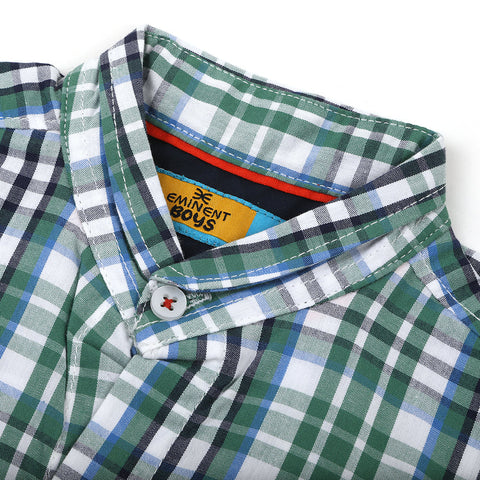 Eminent Boys Full Sleeves Casual Check Shirt - Green, Boys Shirts, Eminent, Chase Value