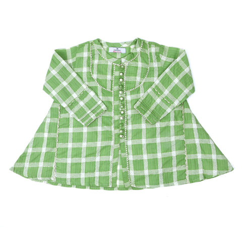 Eminent Girls Woven Frock - Green, Girls Frocks, Eminent, Chase Value