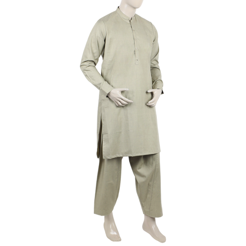 Eminent Men's Trim Fit Shalwar Suit - Fawn, Men's Shalwar Kameez, Eminent, Chase Value