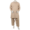 Eminent Men's Kurta Shalwar Suit - Beige