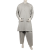 Eminent Men's Trim Fit Shalwar Suit - Beige