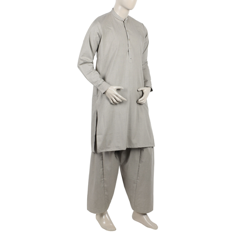 Eminent Men's Trim Fit Shalwar Suit - Beige, Men's Shalwar Kameez, Eminent, Chase Value