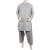 Eminent Men's Trim Fit Shalwar Suit - Steel Grey