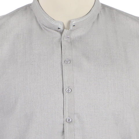 Eminent Men's Trim Fit Shalwar Suit - Steel Grey, Men's Shalwar Kameez, Eminent, Chase Value
