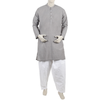 Eminent Men's Plain Kurta - Grey