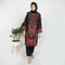 Eminent Women's Printed Khaddar Kurti - Black