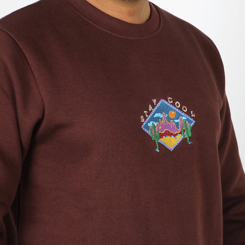 Eminent Men's Sweat Shirt - Coffee, Men's Sweater & Sweat Shirts, Eminent, Chase Value