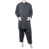 Eminent Men's Trim Fit Shalwar Suit - Charcoal