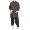 Eminent Men's Trim Fit Shalwar Suit - Brown