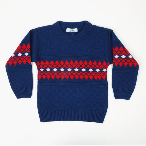 Eminent Boys Crew Neck Sweater - Navy Blue, Boys Sweaters, Eminent, Chase Value