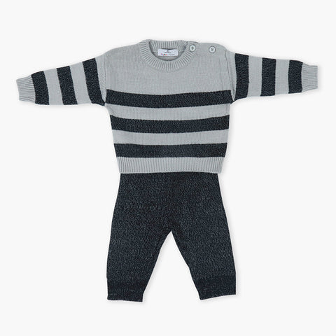 Newborn Boys Sweater Suit - Dark Grey, Newborn Boys Winterwear, Eminent, Chase Value