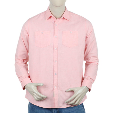 Eminent Men's Casual Chambray Shirt - Peach, Men's Shirts, Eminent, Chase Value