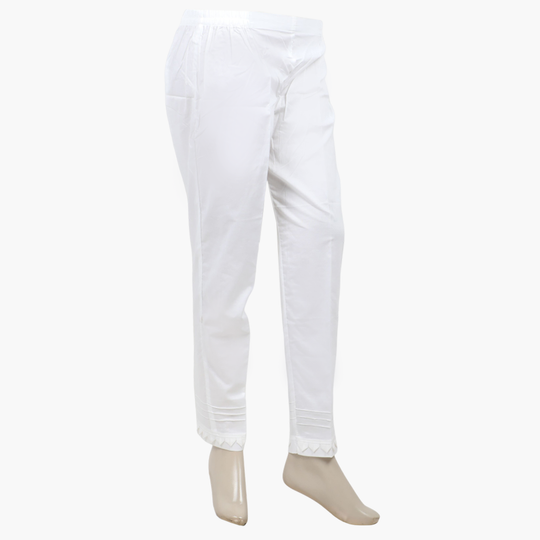 Eminent Women's Woven Trouser - White, Women Pants & Tights, Eminent, Chase Value