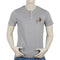 Eminent Men's Round Neck Half Sleeves Printed T-Shirt - Frost Grey