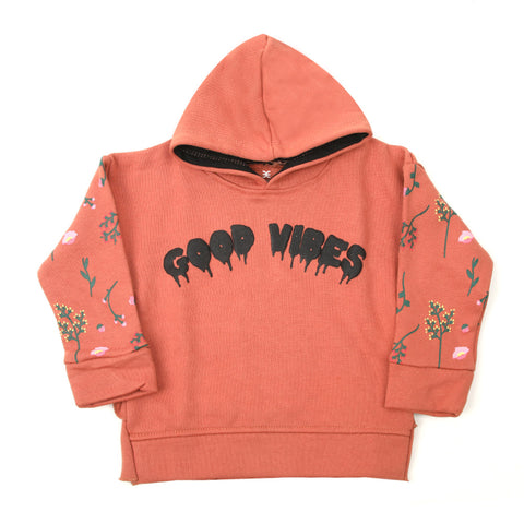 Eminent Girls Full Sleeves Hoodie Jacket - Light Brown, Girls Hoodies & Sweat Shirts, Eminent, Chase Value