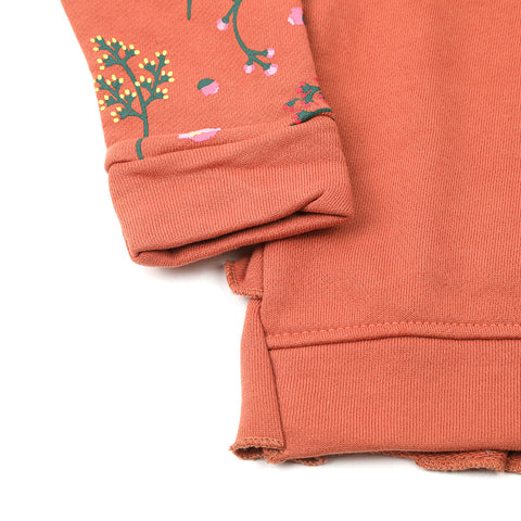 Eminent Girls Full Sleeves Hoodie Jacket - Light Brown, Girls Hoodies & Sweat Shirts, Eminent, Chase Value