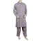 Men's Slim Fit Embroidered Shalwar Suit - Light Purple