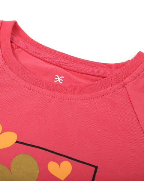 Eminent Girls Full Sleeves T-Shirt - Honey suckle, Girls T-Shirts, Eminent, Chase Value