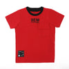 Eminent Boys Half Sleeves T-Shirt - Samba Red